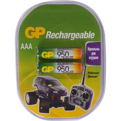 Аккумулятор GP AAA Ni-Mh 950 мА/ч 2 шт.