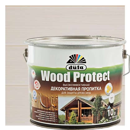 Антисептик Wood Protect цвет белый 10 л