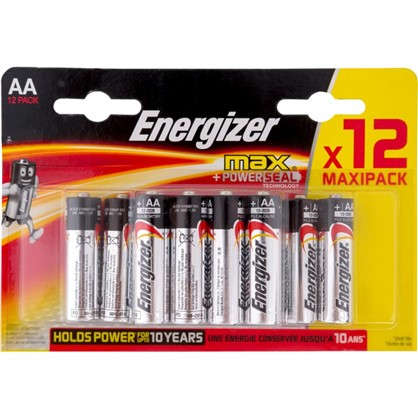 Батарейка алкалиновая Energizer Max AA/LR6 FSB 12 шт.