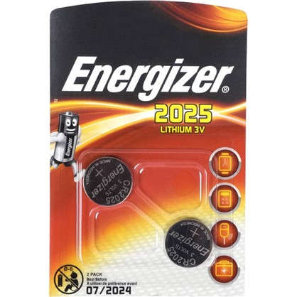 Батарейка литиевая Energizer ENR CR 2025 FSB2 2 шт.