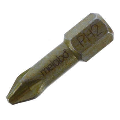 Биты Metabo PH2 25 мм 2 шт.