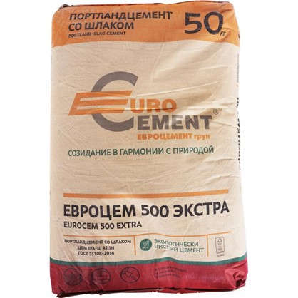 Цемент ПЦ-500 Д20 50 кг