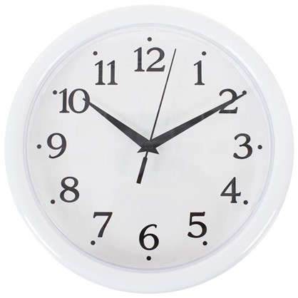 Часы настенные разборные с возможностью декорирования диаметр 24.5 см цвет белый