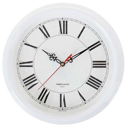 Часы настенные Римские цвет белый диаметр 30 см
