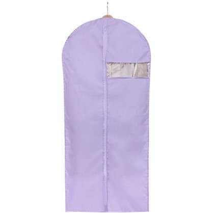 Чехол для одежды Spaceo 60х135 см цвет фиолетовый