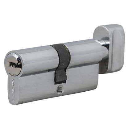 Цилиндр ключ/вертушка 35х35 хром 2J07 70T01 CP