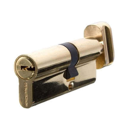 Цилиндр Palladium 2J07 35T01 35х45 мм ключ/вертушка цвет золото