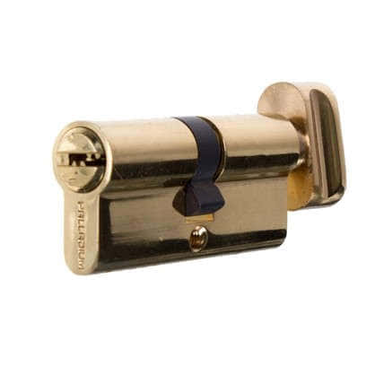 Цилиндр Palladium 2J07 70T01 35х35 мм ключ/вертушка цвет золото