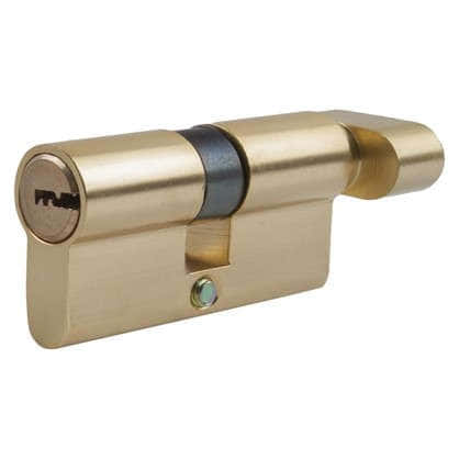 Цилиндр Standers 60 30x30 мм ключ-вертушка цвет золото