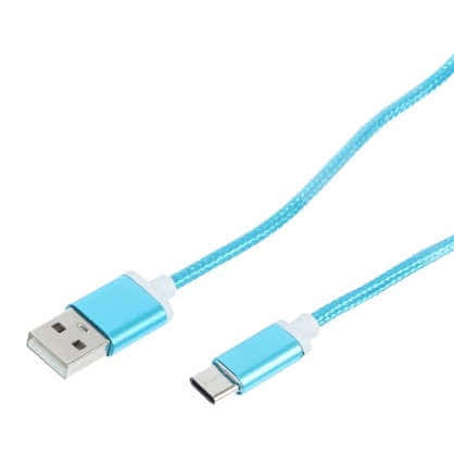Дата-кабель Oxion DCC029 Type-C цвет синий