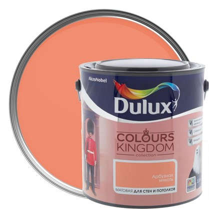 Декоративная краска для стен и потолков Dulux Colours Kingdom цвет арбузная мякоть 2.5 л