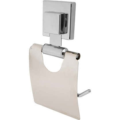 Держатель для туалетной бумаги Sensea Smart Lock на присоске с крышкой цвет хром