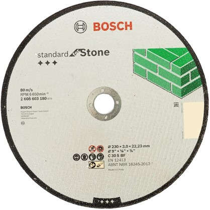 Диск отрезной по камню Bosch 230x3 мм