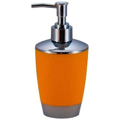 Дозатор для жидкого мыла настольный Альма пластик цвет оранжевый