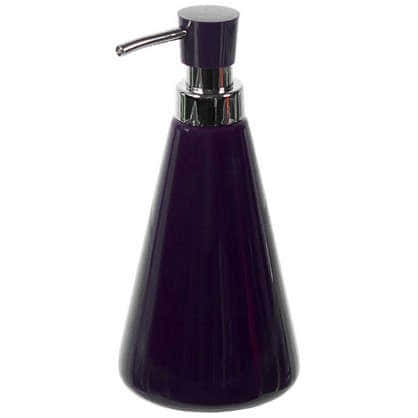 Дозатор для жидкого мыла настольный Veta керамика цвет фиолетовый