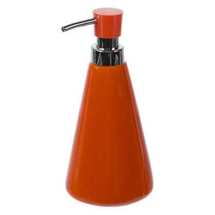 Дозатор для жидкого мыла настольный Veta керамика цвет оранжевый