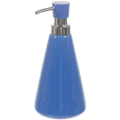 Дозатор для жидкого мыла настольный Veta керамика цвет синий