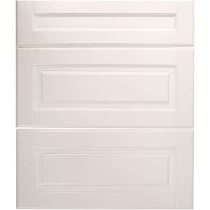 Дверь для кухонного шкафа Леда белая 3 ящика 60х70 см