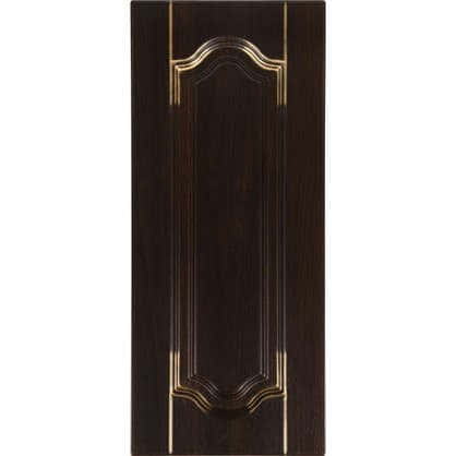 Дверь для кухонного шкафа Византия 30х70 см цвет темно-коричневый