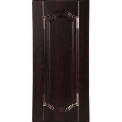 Дверь для кухонного шкафа Византия 33х92 см цвет темно-коричневый