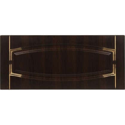 Дверь для кухонного шкафа Византия 80х35 см цвет темно-коричневый