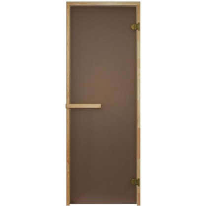 Дверь для сауны 69х189 см цвет матовая бронза