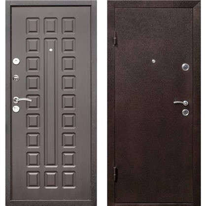 Дверь входная металлическая Йошкар 860 мм левая цвет венге