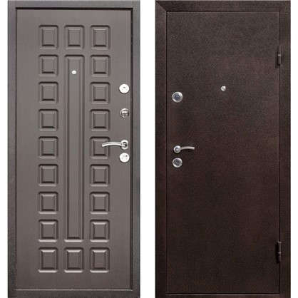 Дверь входная металлическая Йошкар 860 мм правая цвет венге