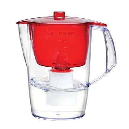 Фильтр-кувшин для очистки воды Барьер Лайт 3.6 л цвет красный