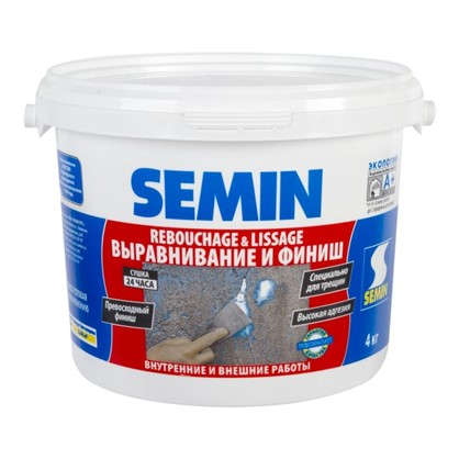 Финишпаста полимерная Semin Rebouchage & Lissage 4 кг