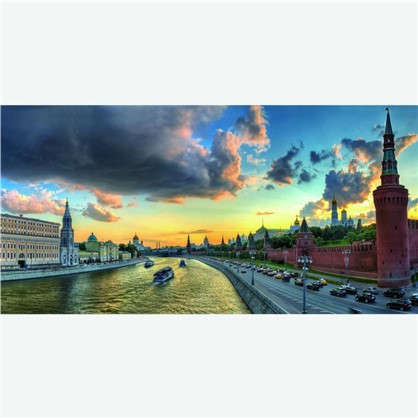 Фотообои флизелиновые Москва 100х200 cм