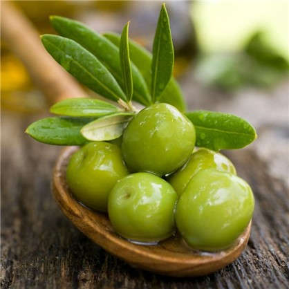 Холст 20х20 см Зеленые оливки