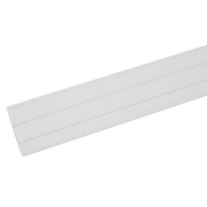 Карниз шинный трехрядный Эконом в наборе 240 см пластик цвет белый