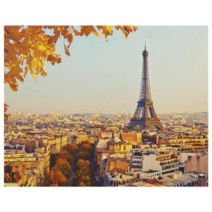 Картина на холсте 40х50 см Осень в Париже
