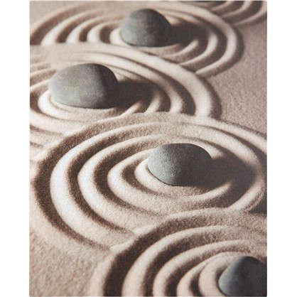Картина на холсте Камни на песке 40х50 см