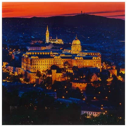 Картина на стекле 30х30 см Будапешт Венгрия
