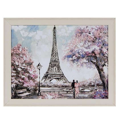 Картина в раме 40x50 см Весна в Париже