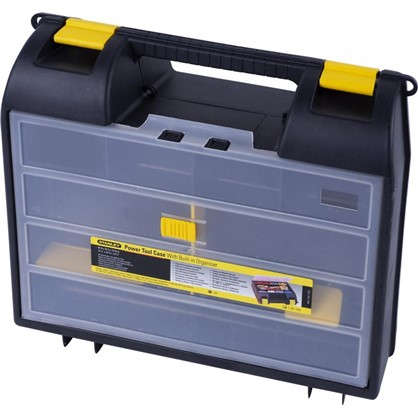 Кейс для электроинструмента Stanley 359х325х136 мм пластик цвет черный/желтый