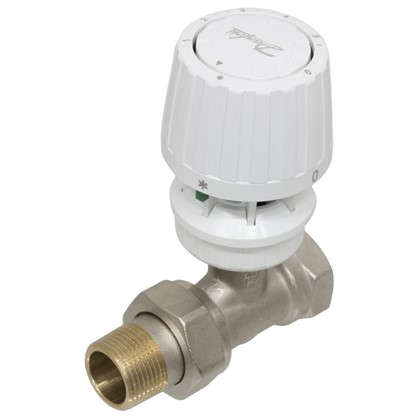 Клапан для радиатора запорный прямой для двухтрубной системы отопления 3/4 дюйма