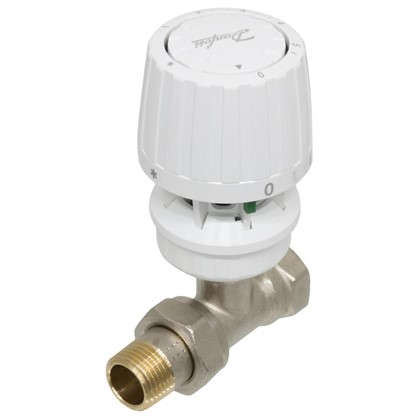Клапан для радиатора запорный прямой для однотрубной системы отопления 1/2 дюйма