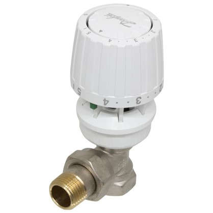 Клапан для радиатора запорный угловой для двухтрубной системы отопления 1/2 дюйма