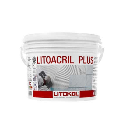 Клей для плитки готовый Litokol Litoacril  Plus 5 кг