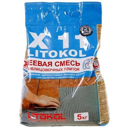 Клей для плитки готовый Litokol X11 5 кг