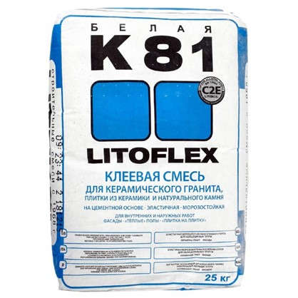Клей для плитки Litokol Litoflex K81 25 кг