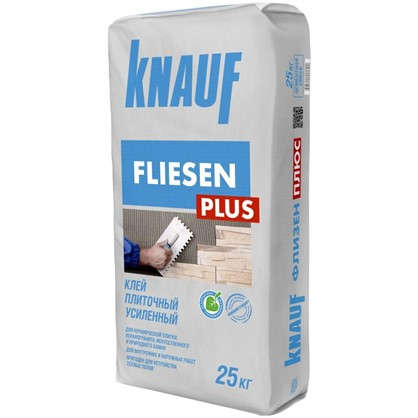 Клей для плитки усиленный Knauf Флизен Плюс 25 кг