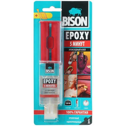 Клей эпоксидный Bison Epoxy 5 Min 24 мл