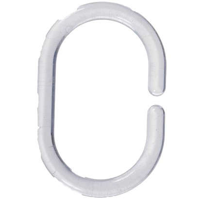 Кольца для шторок Sensea пластиковые цвет прозрачный 12 шт