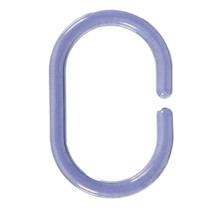 Кольца для шторок Sensea пластиковые цвет синий 12 шт