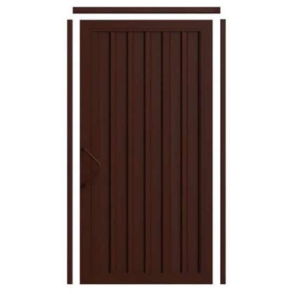 Комплект для калитки Doorhan Revolution 1.36х2.2 м цвет шоколадно-коричневый