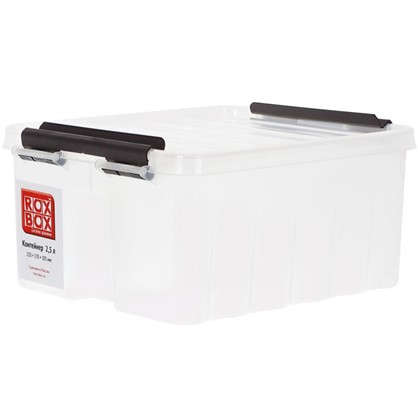 Контейнер Rox Box с крышкой 17x10.5x21 см 2.5 л пластик цвет прозрачный